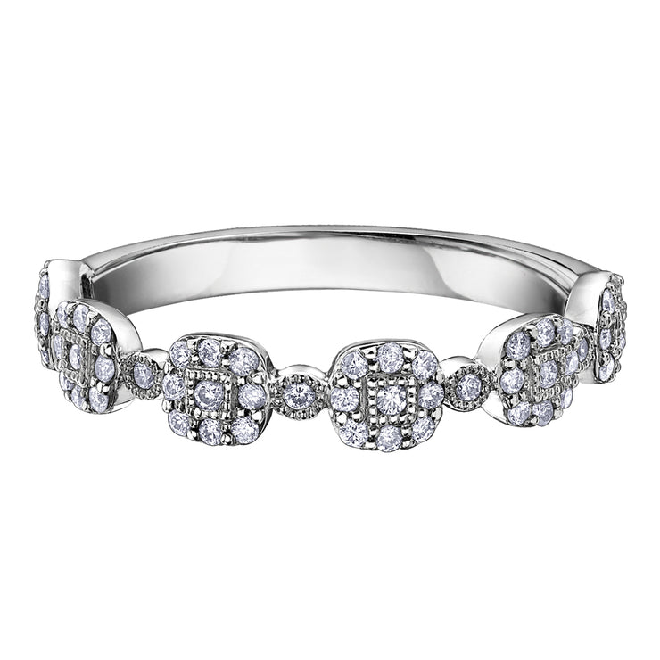 White Gold Diamond Band