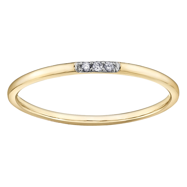 Yellow Gold Diamond Band