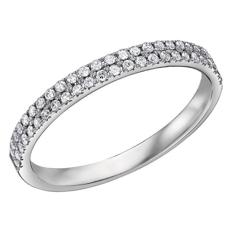 White Gold Diamond Band