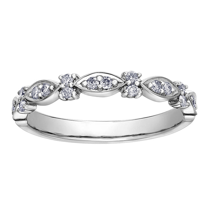 White Gold Diamond Band