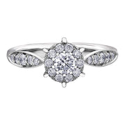 White Gold Diamond Ring