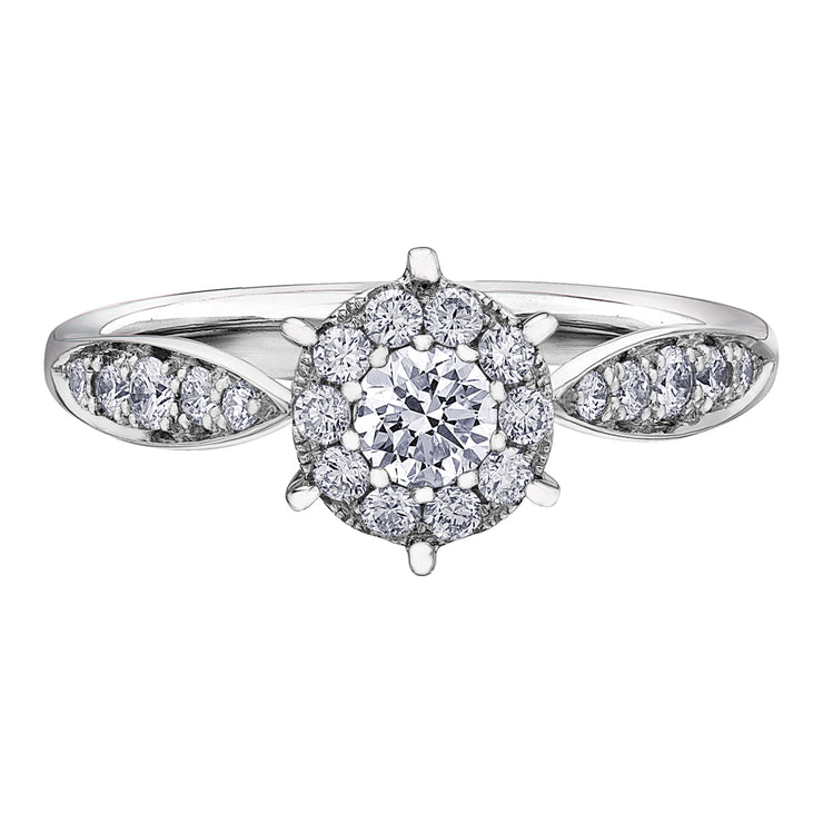 White Gold Diamond Ring