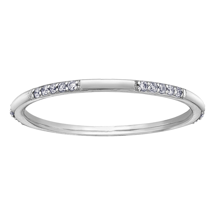 White Gold Diamond Band