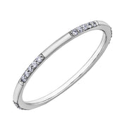 White Gold Diamond Band