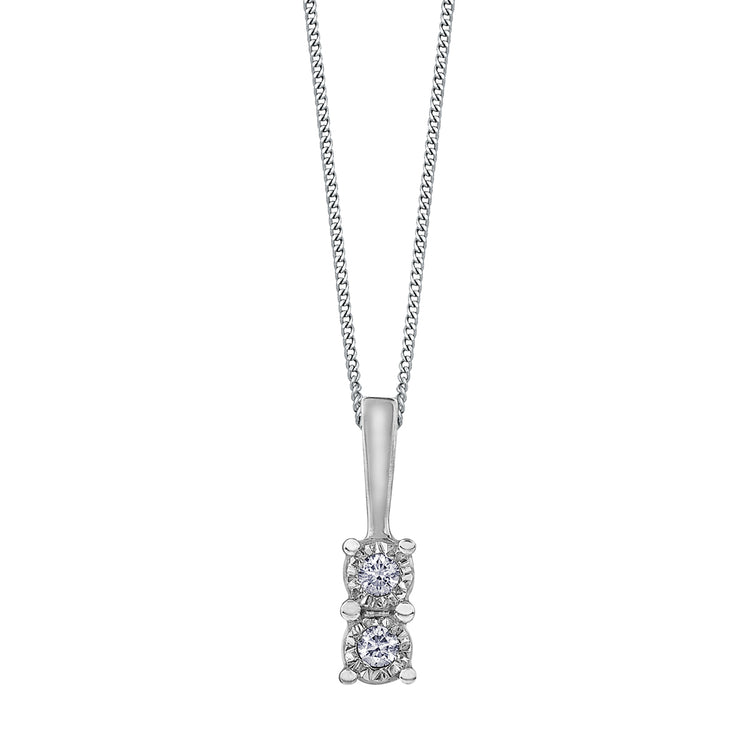 White Gold Diamond Necklace