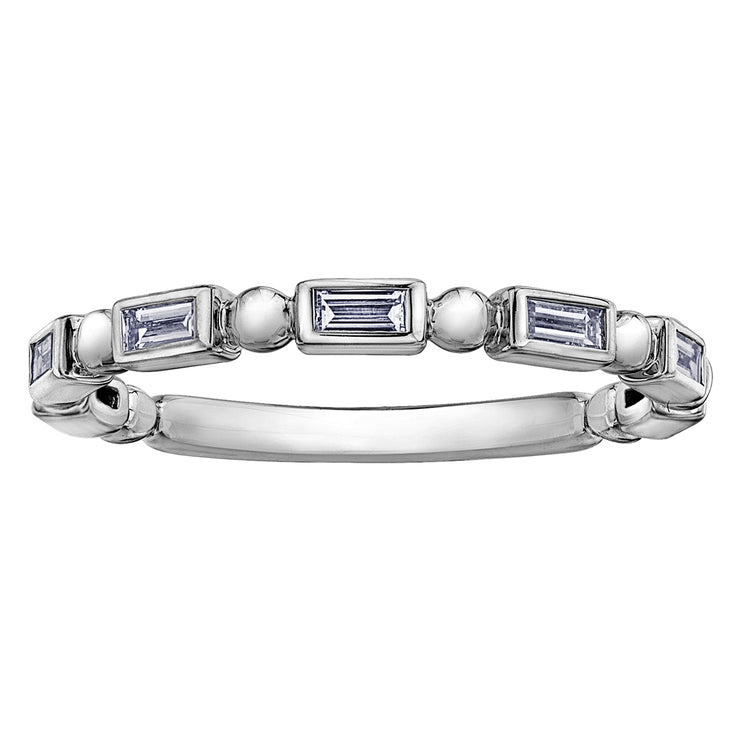 White Gold Diamond Band