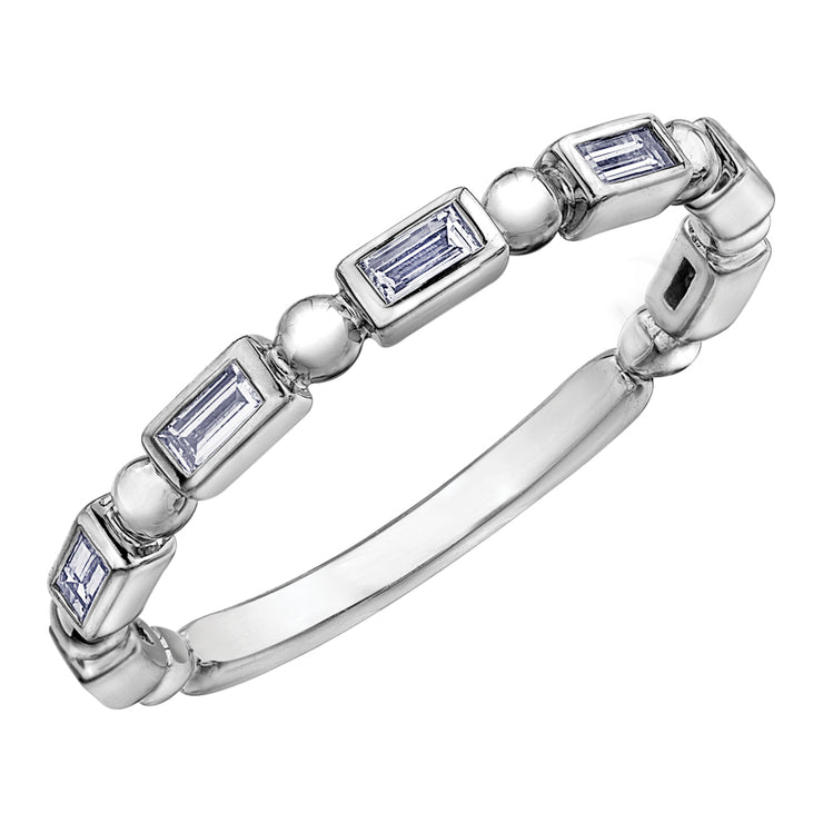 White Gold Diamond Band