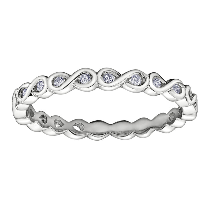 White Gold Diamond Band