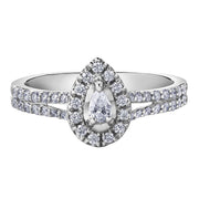 White Gold Diamond Ring