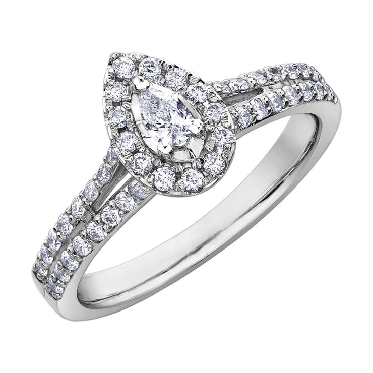 White Gold Diamond Ring