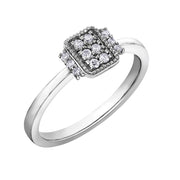 White Gold Diamond Ring