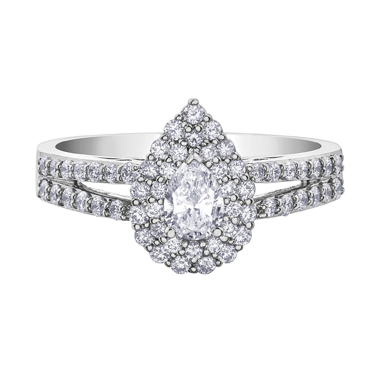 White Gold Diamond Ring