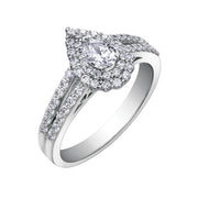 White Gold Diamond Ring