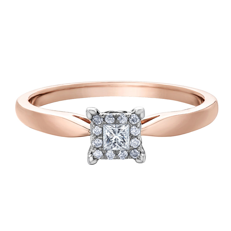 Rose Gold Diamond Ring