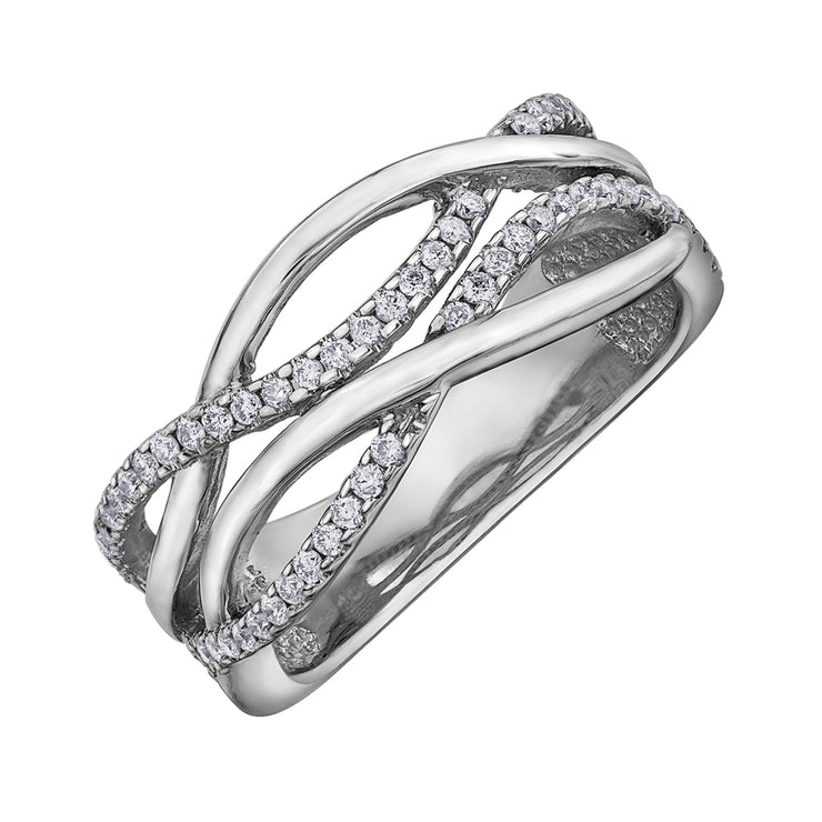 White Gold Diamond Ring