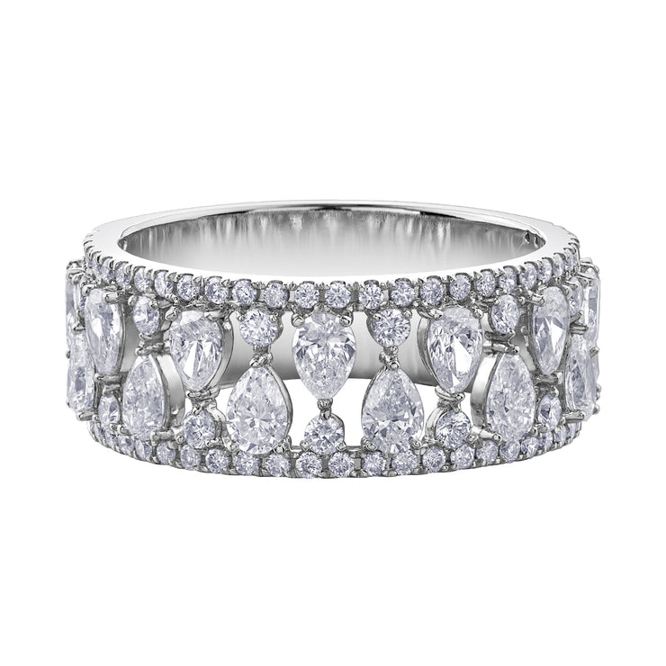 White Gold Diamond Band