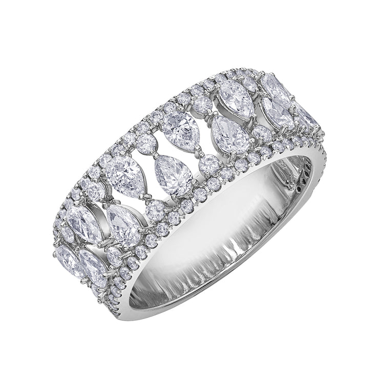 White Gold Diamond Band