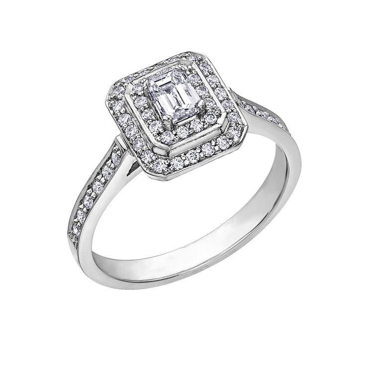 White Gold Diamond Ring