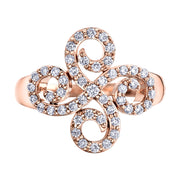 Rose Gold Diamond Ring