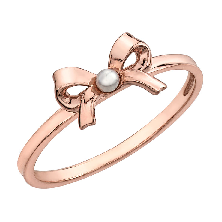 Rose Gold Bow Ring