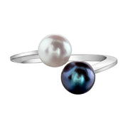 White Gold Pearl Ring