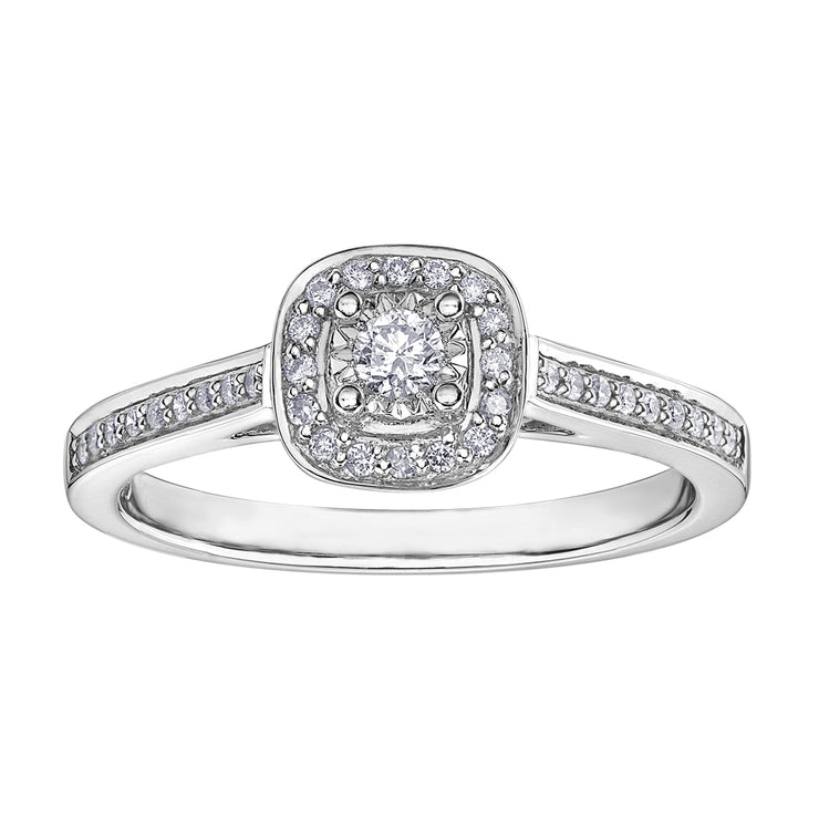 White Gold Diamond Ring