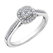 White Gold Diamond Ring