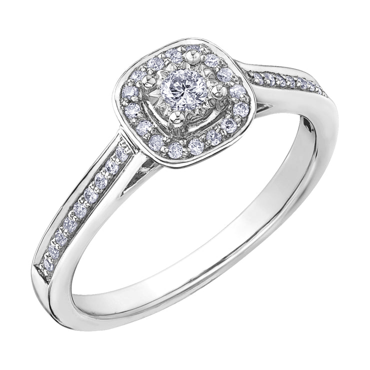 White Gold Diamond Ring