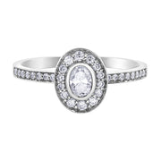 White Gold Diamond Ring