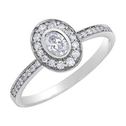 White Gold Diamond Ring