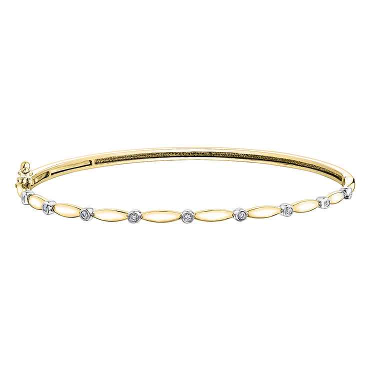 Yellow Rose Or White Gold Bracelet