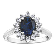 White Gold Sapphire Ring