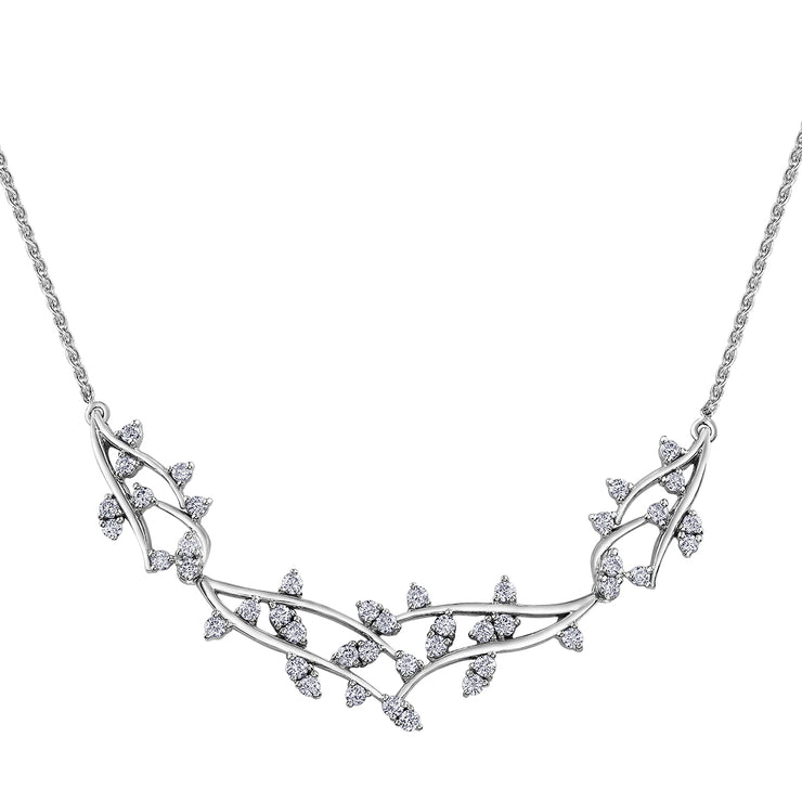 White Gold Diamond Necklace