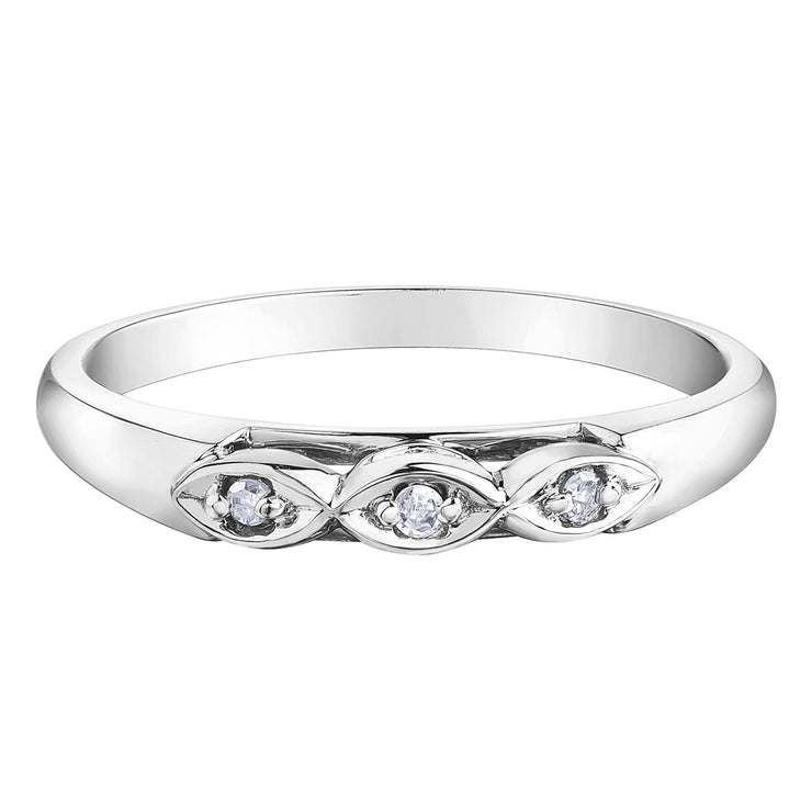 White Gold Diamond Band