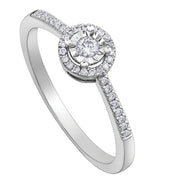 White Gold Diamond Ring