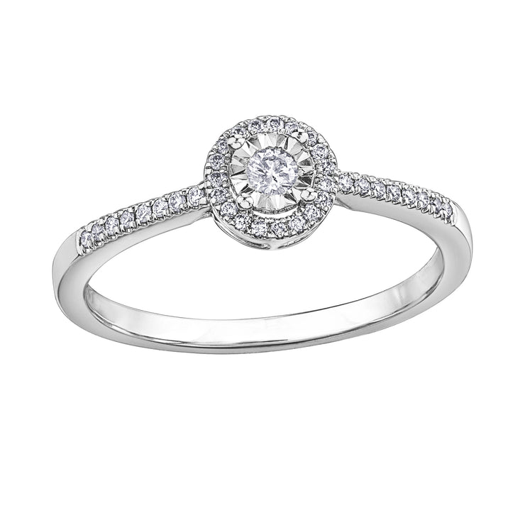 White Gold Diamond Ring