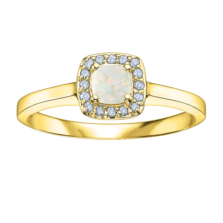 White Yellow Or Rose Gold Gemstone Rings
