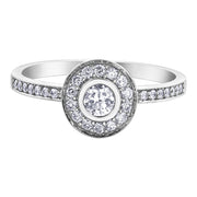 White Gold Diamond Ring