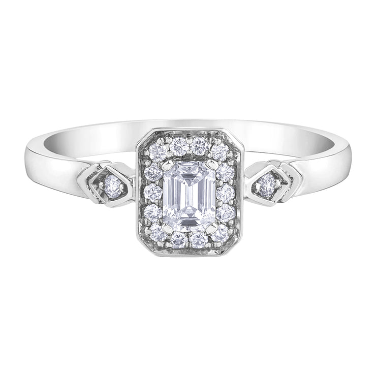 White Gold Diamond Ring