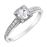 White Gold Diamond Ring