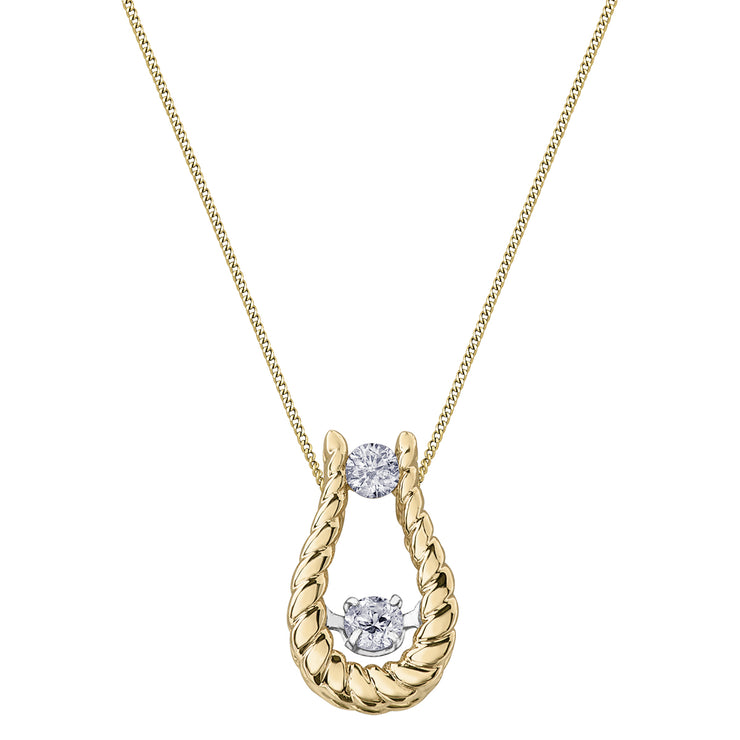 Yellow Gold Diamond Necklace