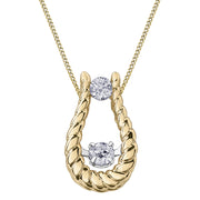 Yellow Gold Diamond Necklace