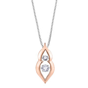 Rose Gold Diamond Necklace