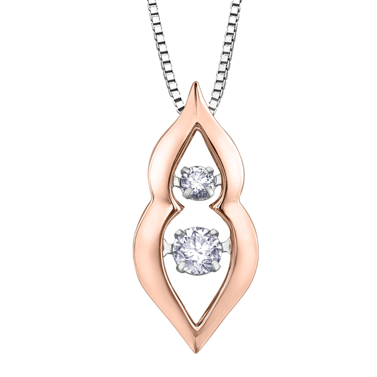 Rose Gold Diamond Necklace