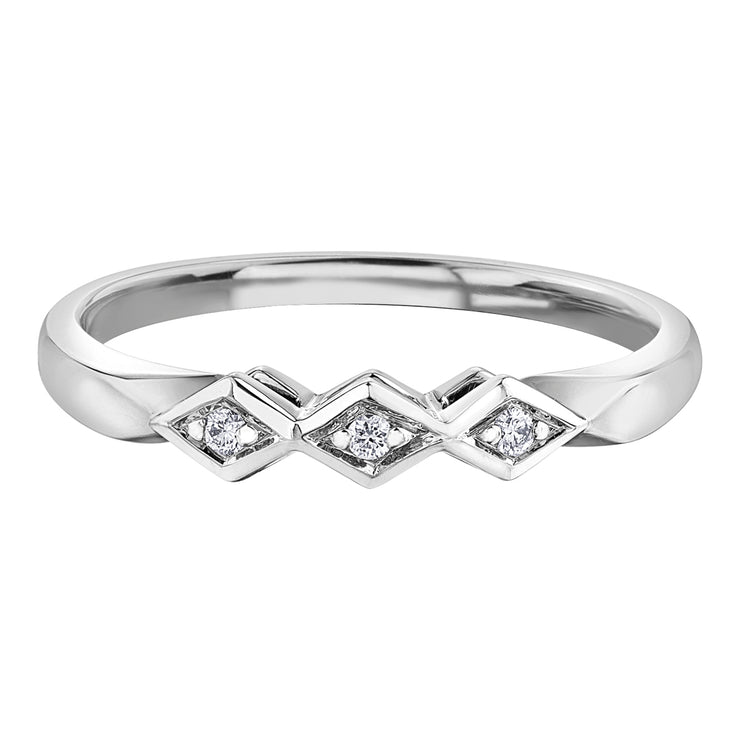 White Gold Diamond Band