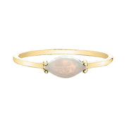 Yellow Gold Opal Ring