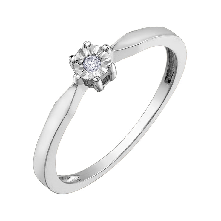 White Gold Diamond Ring