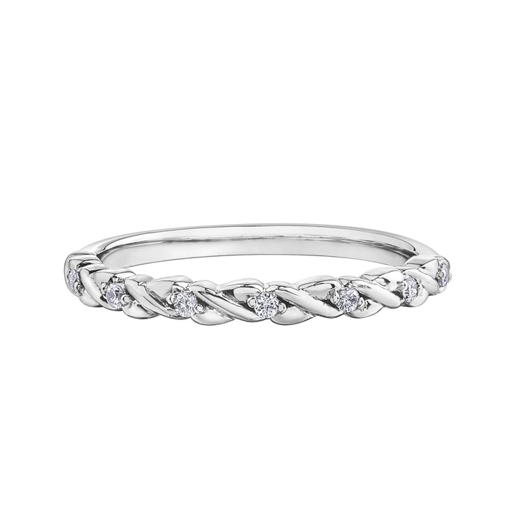 White Gold Diamond Band