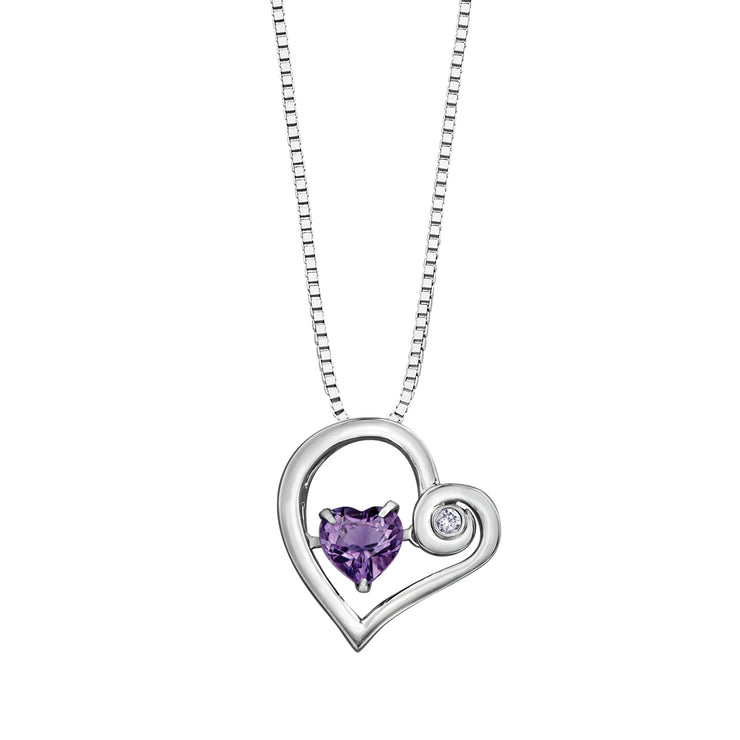 Silver Amethyst Pendant