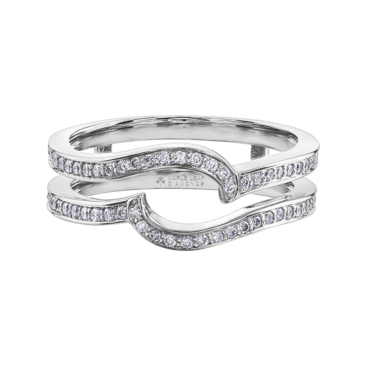 Maple Leaf Diamonds White Gold Diamond Band